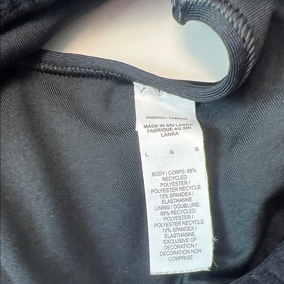 Nike Women's Black and Gold Sports Bra - Picture 6 of 8